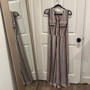 Montesinos belted jumpsuit
